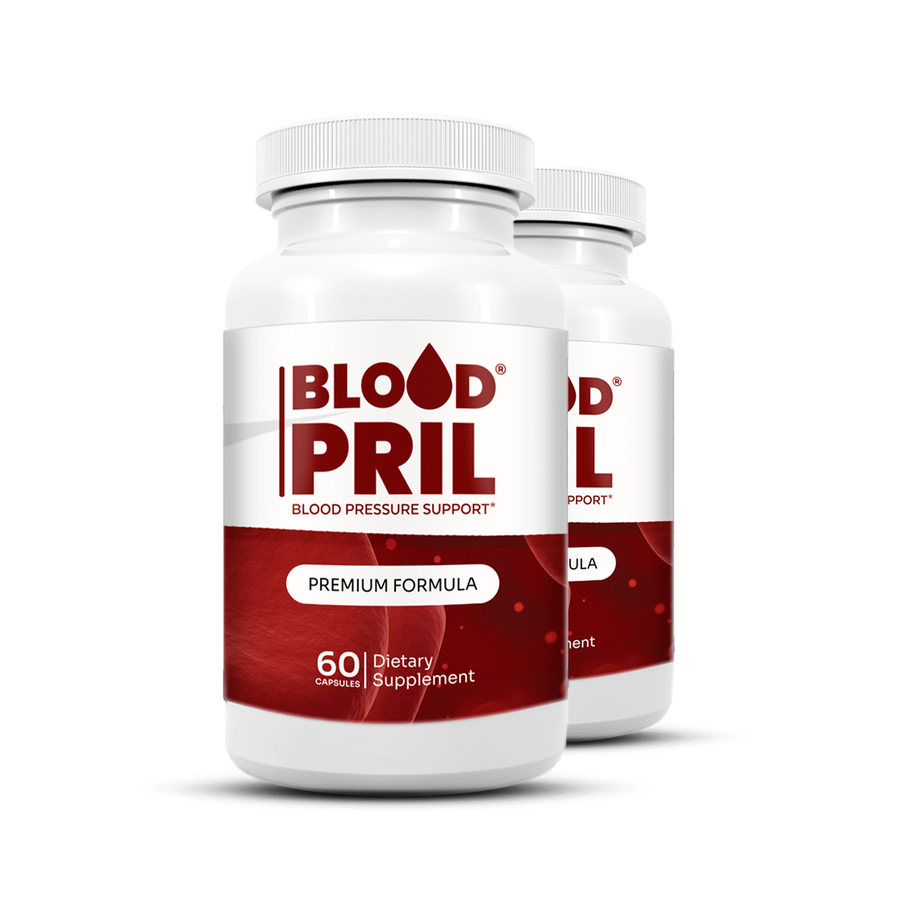 Bloodpril 2 bottle starter package — 60 day supply of blood pressure support capsules