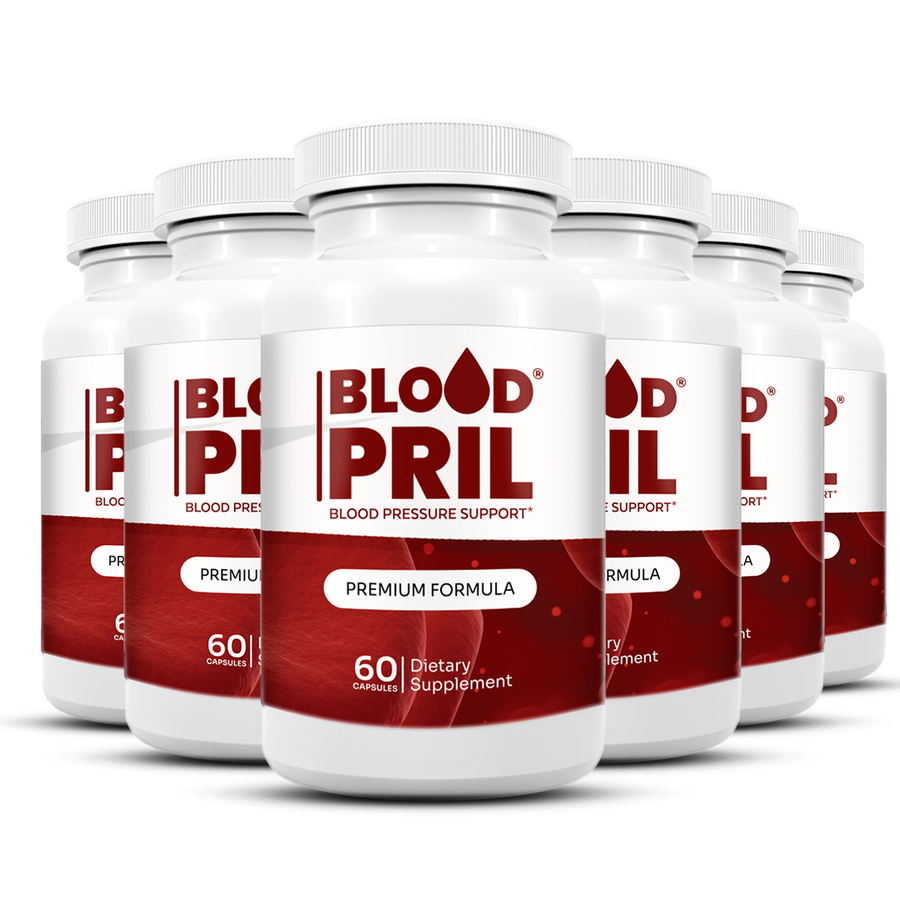 Bloodpril 6 bottle package — what is Bloodpril, 180 day supply of blood pressure support capsules